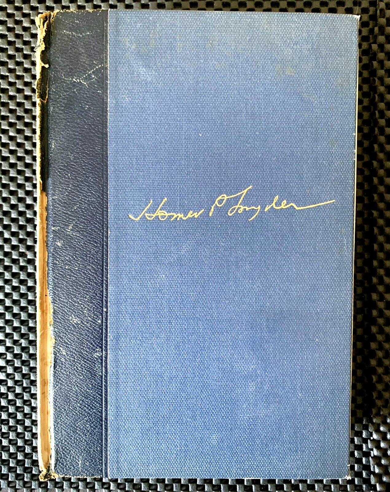 HOMER P. SNYDER BIOGRAPHY BY ENRIQUE LOPEZ- MENA 1935 NEW YORK CONGRESSMAN BOOK