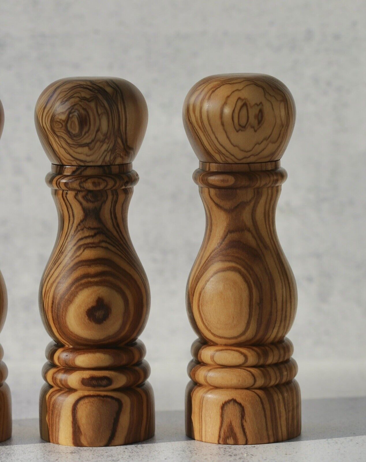 Olive Wood Mills Set Of Two 6 Inches 
