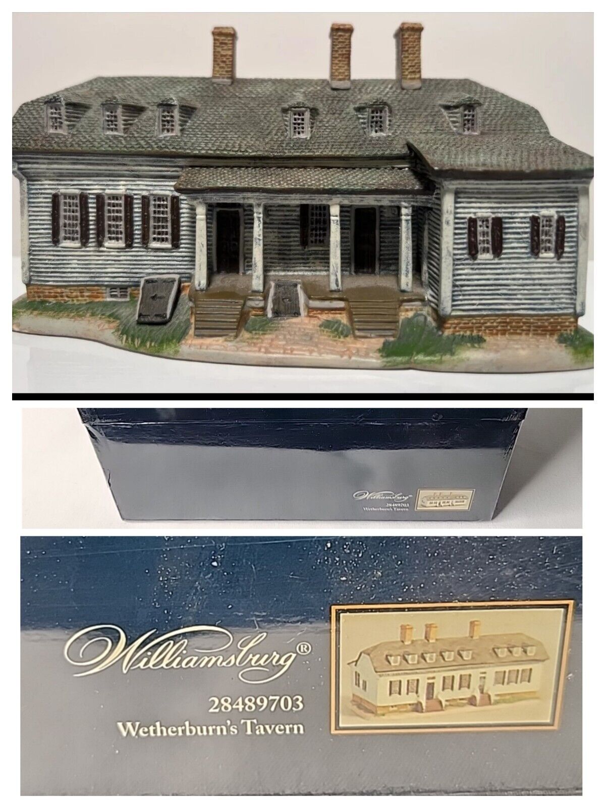 NEW Colonial Williamsburg Lang & Wise WETHERBURN\'S TAVERN Miniature 28489703