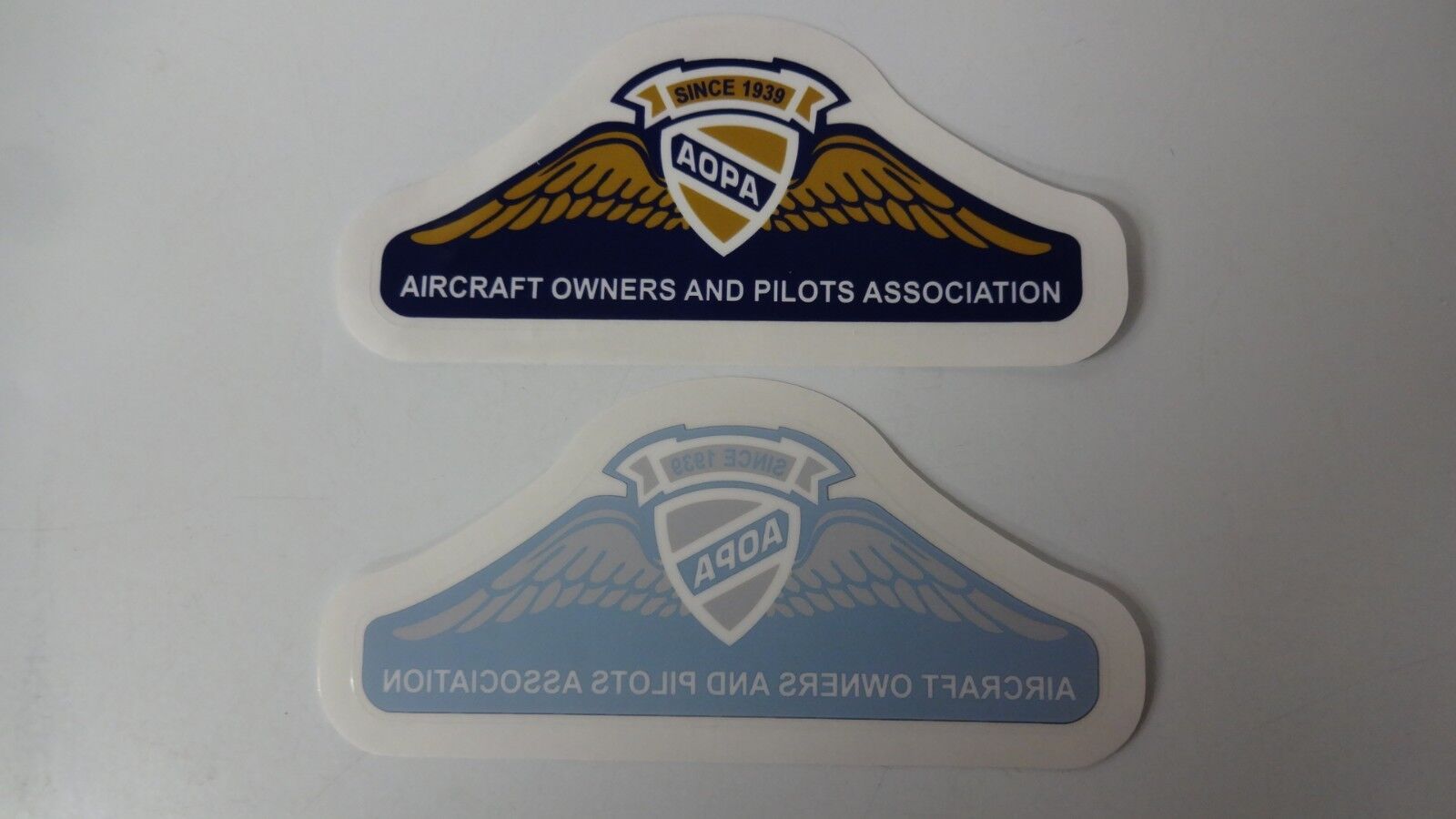 2 AOPA Aircraft Owners and Pilots Association  Sticker   Decal  5 3/8\