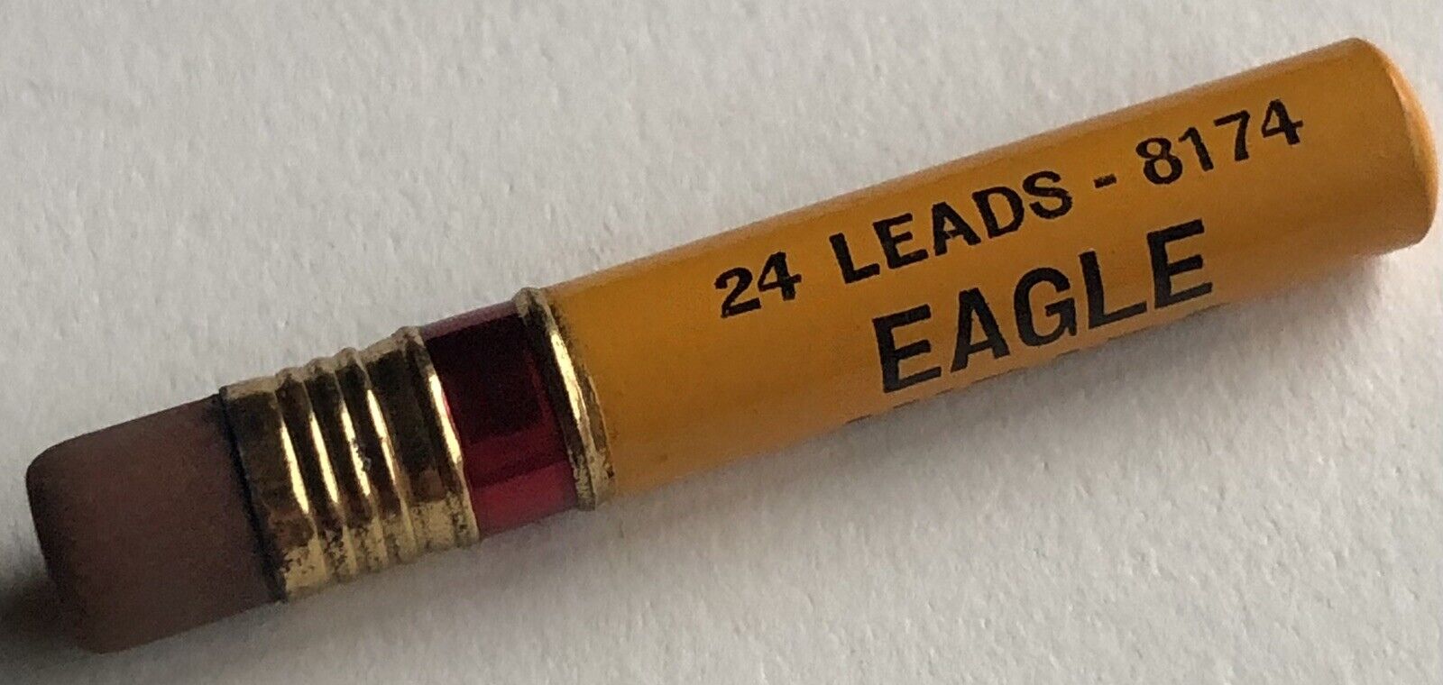 Vintage EAGLE Mirado Mechanical Pencil Lead H 1.18mm NOS 24pk Metal Tube USA