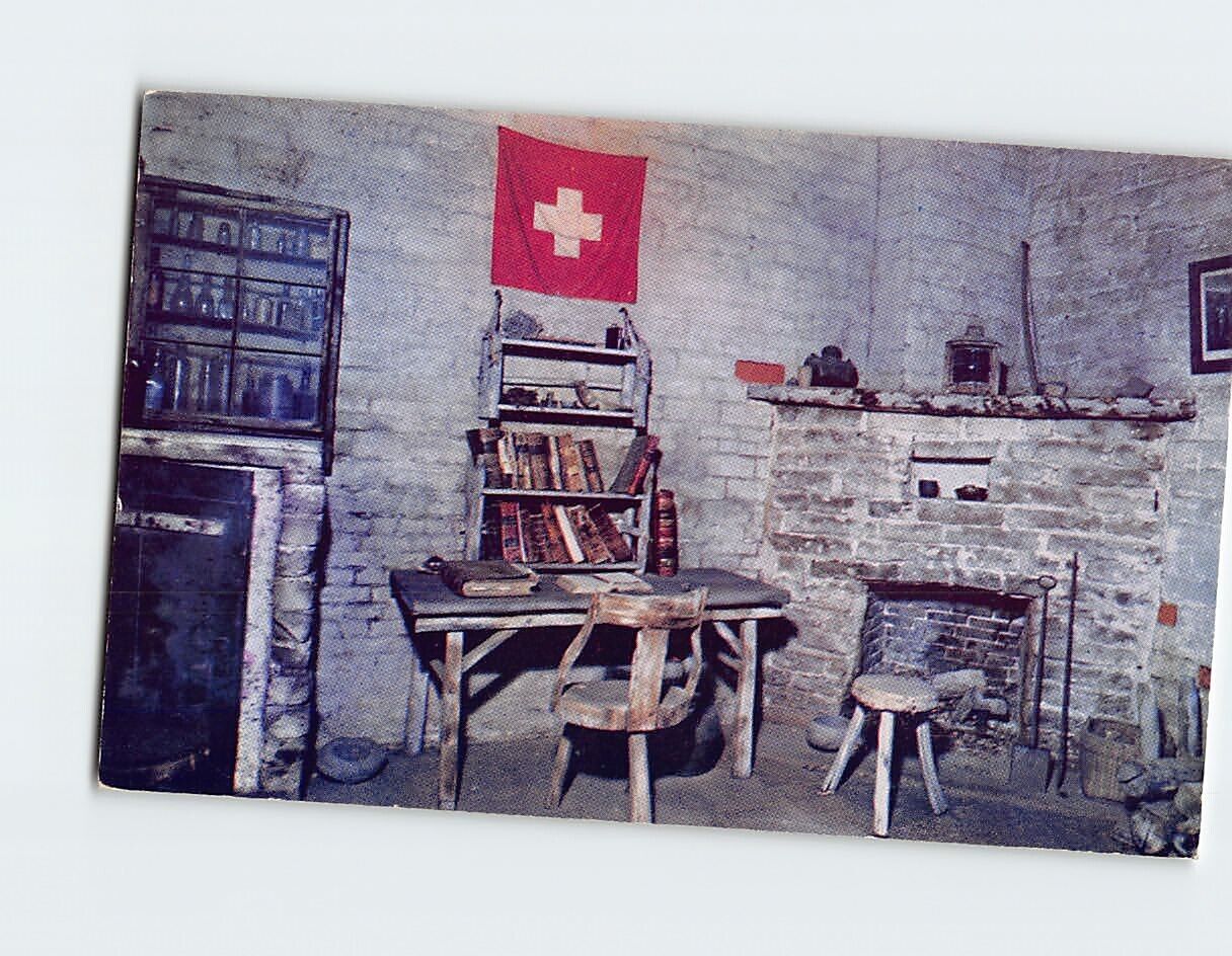 Postcard Office of John A Sutter Founder of New Helvetia Fort Historical Museum