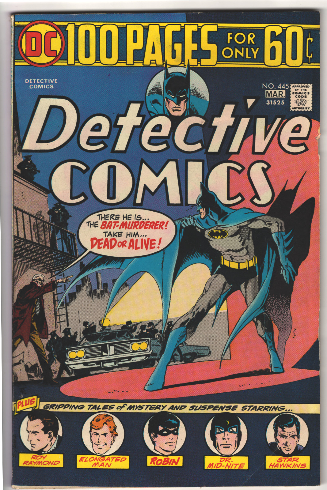 Detective Comics # 445 - 6.5 1975 100 pages Off White / Creme Pages