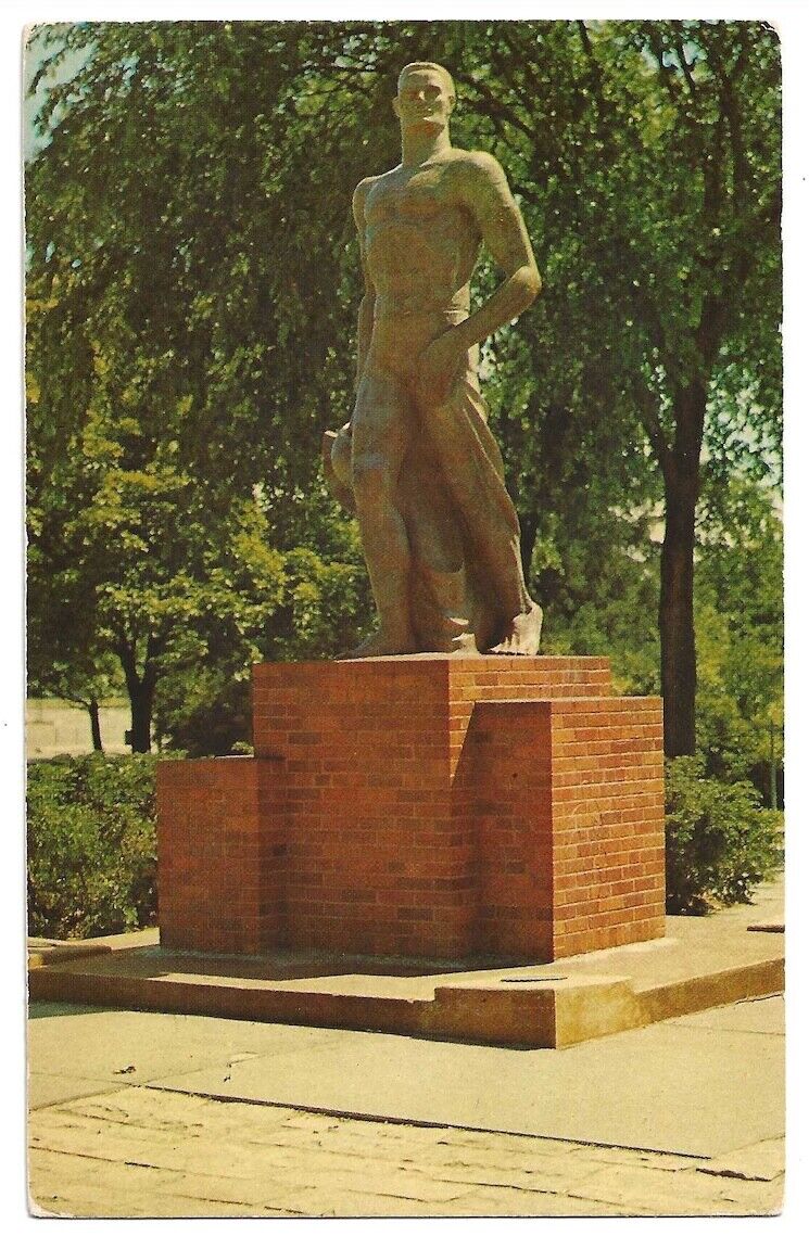 East Lansing Michigan c1960\'s Spartan Statue, Michigan State University