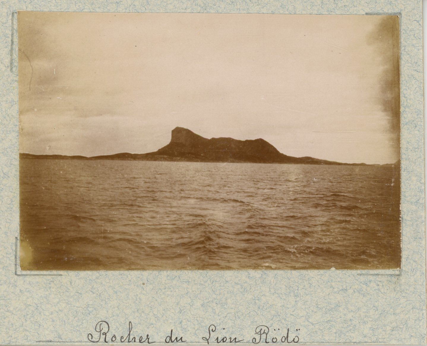 Norway, the Lion Rock Rodo Vintage Albumen Print,Photos from'