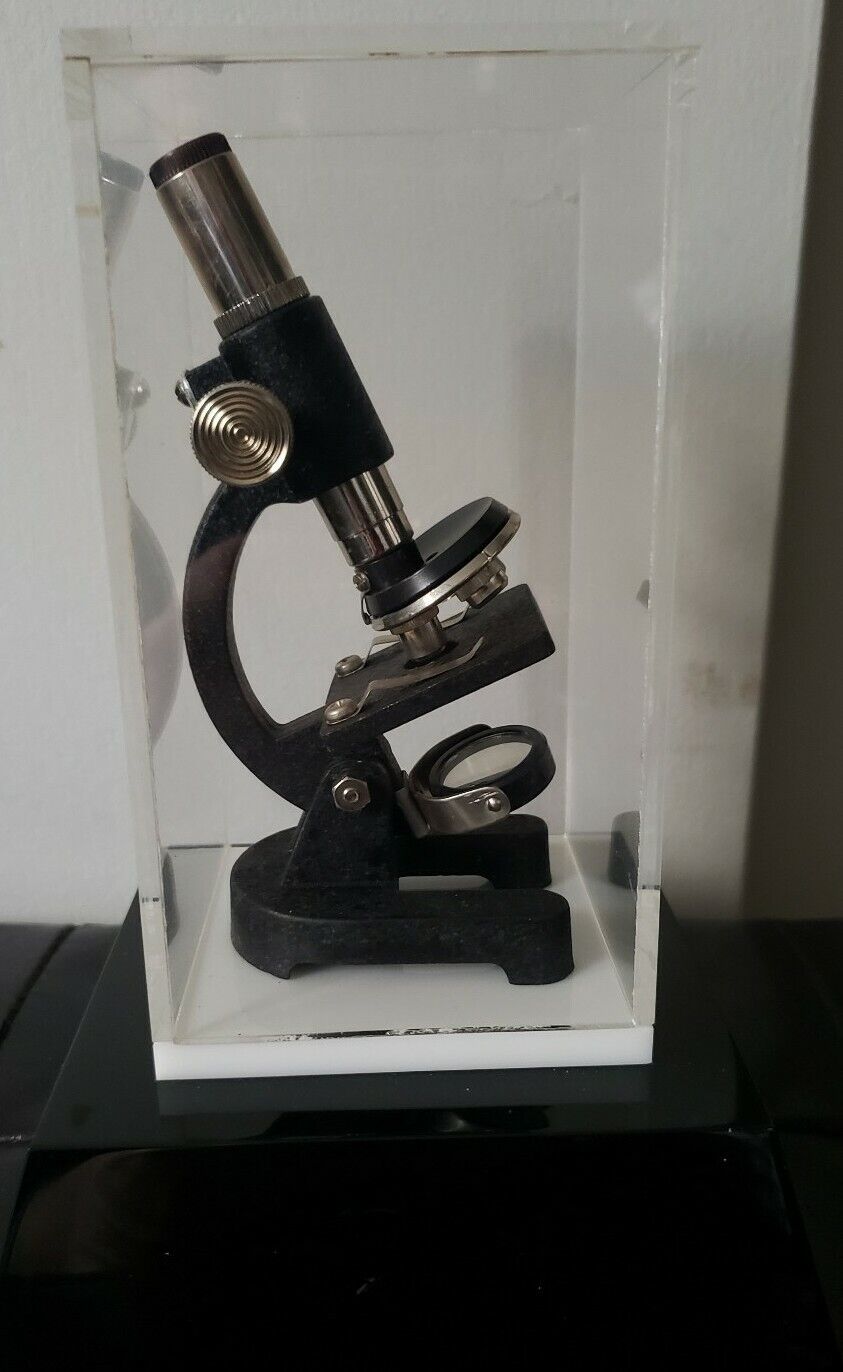 Microscope, Science, Research or Medical AWARD Paperweight - 3D Model in Lucite 