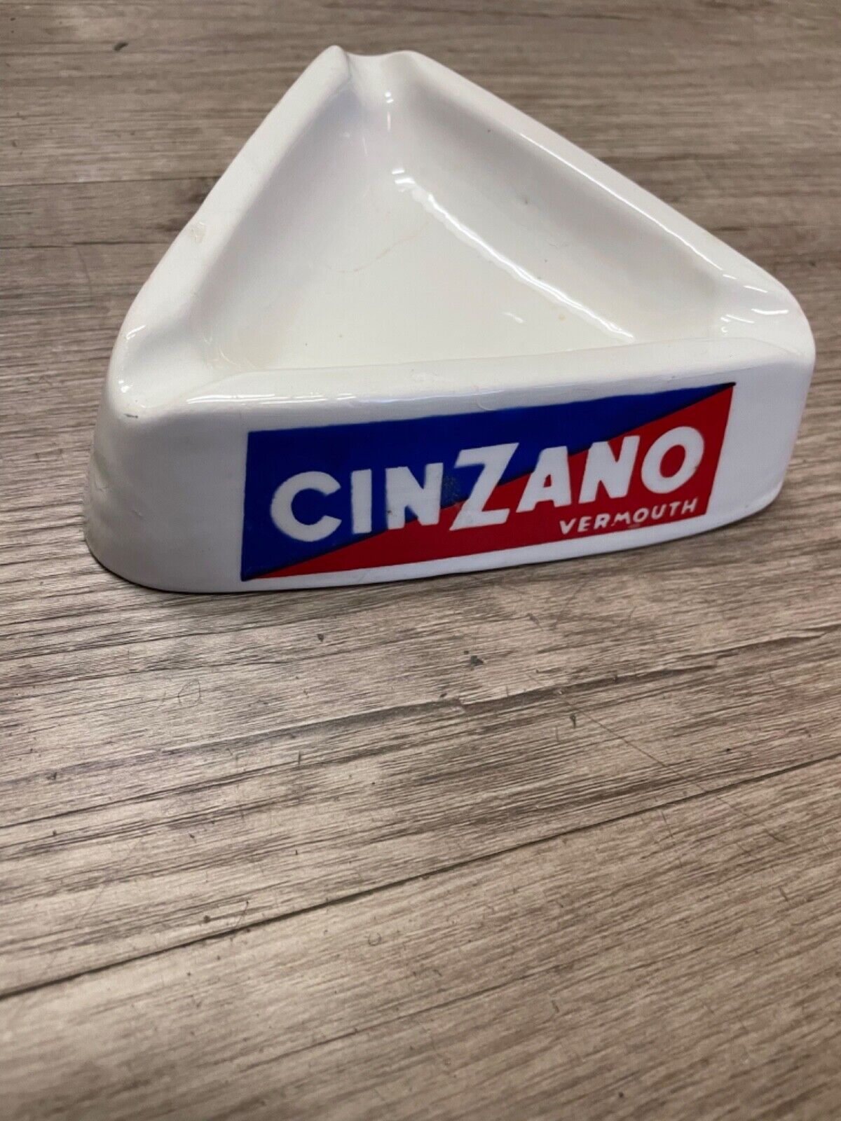 Vintage cinZano Vermouth ash tray/ Italian style 60's-70's era