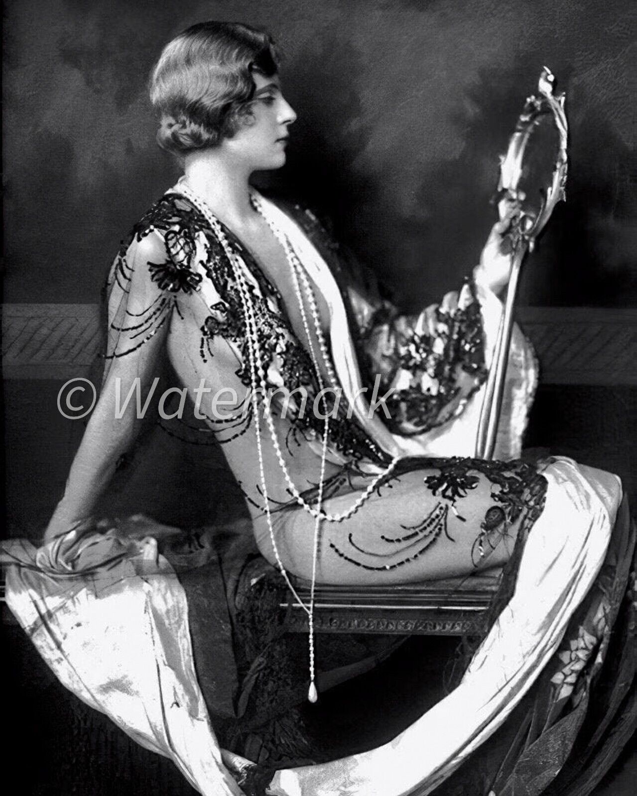 8x10 PUBLICITY PHOTO 1910s - 1920s Ziegfeld Follies dancer Girl Vintage