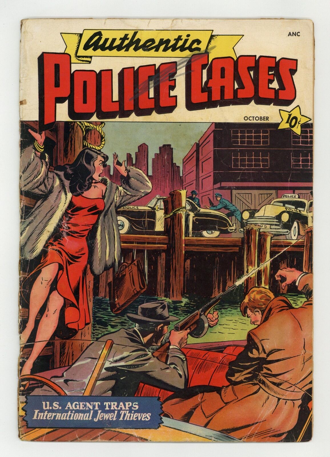 Authentic Police Cases #9 FR 1.0 1950