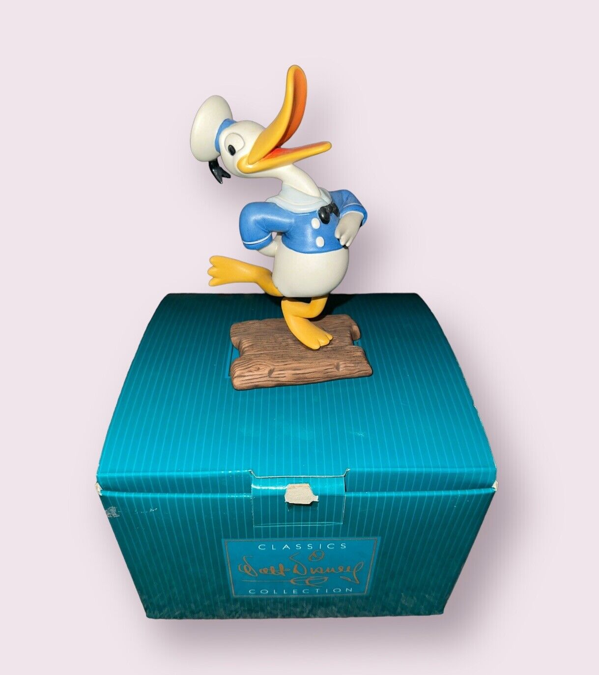 WDCC Donald's Debut The Wise Little Hen Donald Duck COA NIB