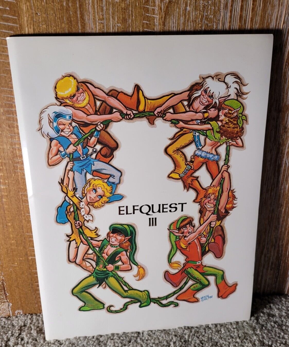 ELFQUEST III Portfolio w/ 12 Color Plates 1982 Signed by Wendy Pini #450 of 3000