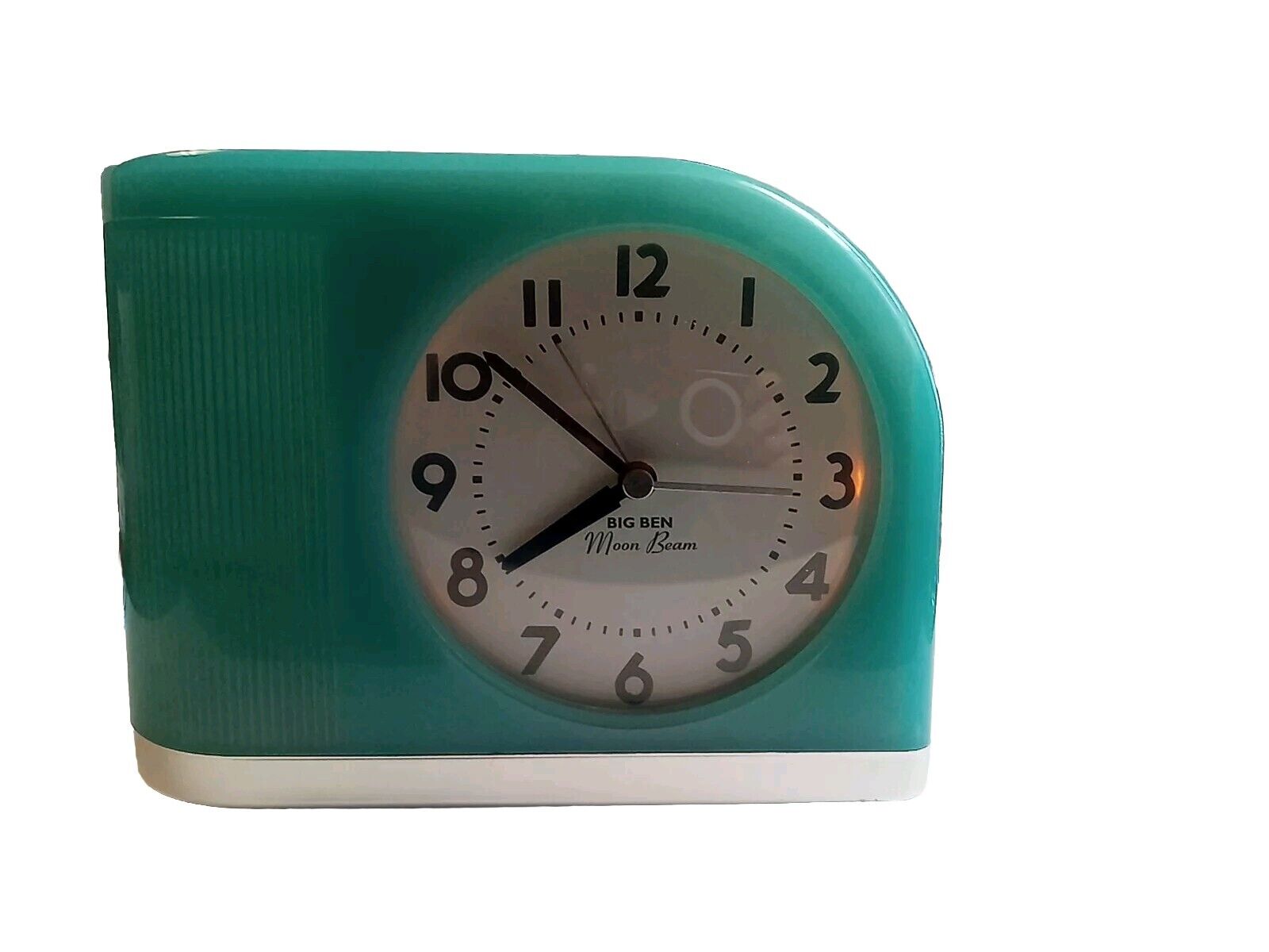 Westclox Big Ben Moonbeam Art Deco Alarm Clock Aqua Model 43006
