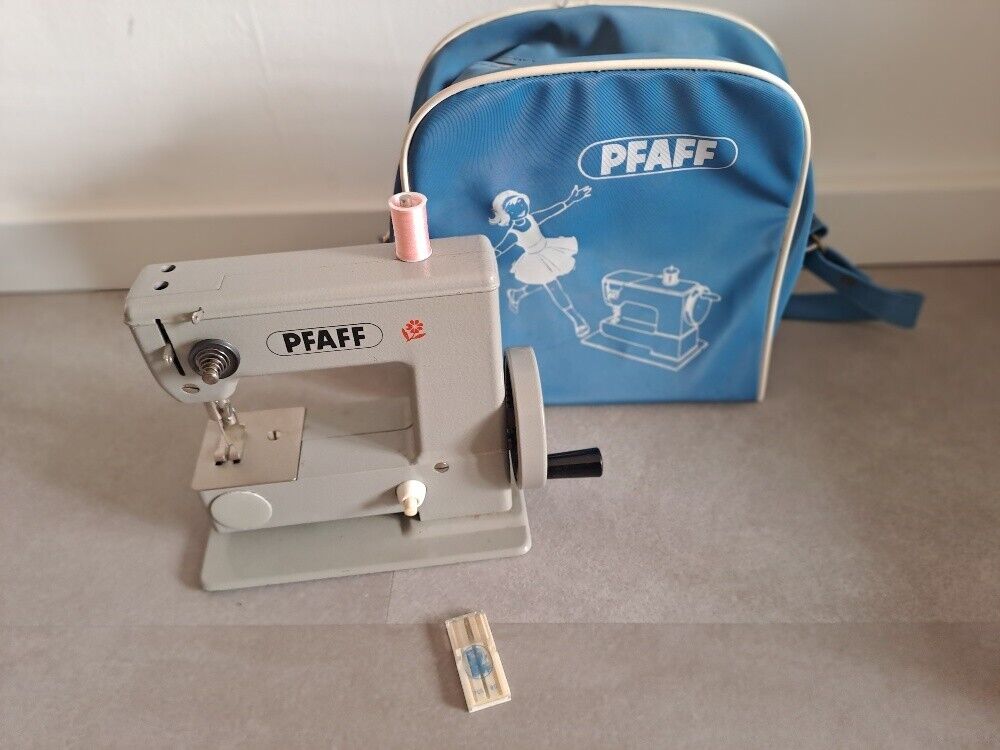 Rare 1960\'s Pfaff Toy Sewing Machine in original carrying case