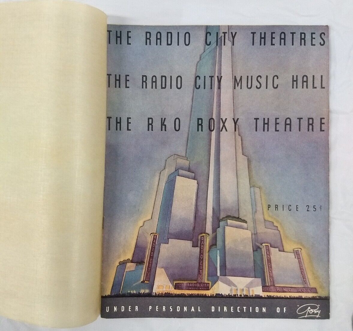 1930s Art Deco Radio City Music Hall Roxy Theatre NYC Souvenir Booklet Rockettes