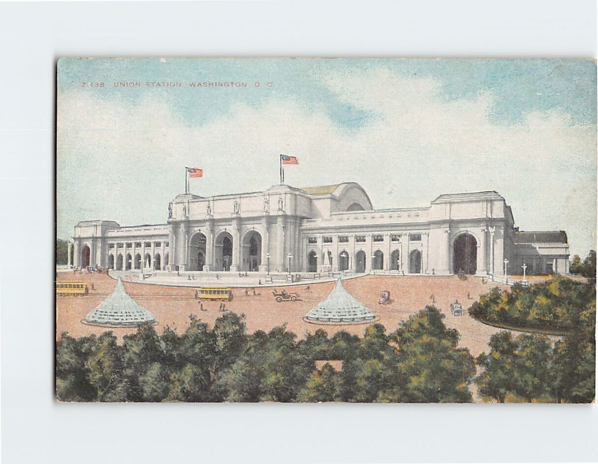 Postcard Union Station Washington District of Columbia USA