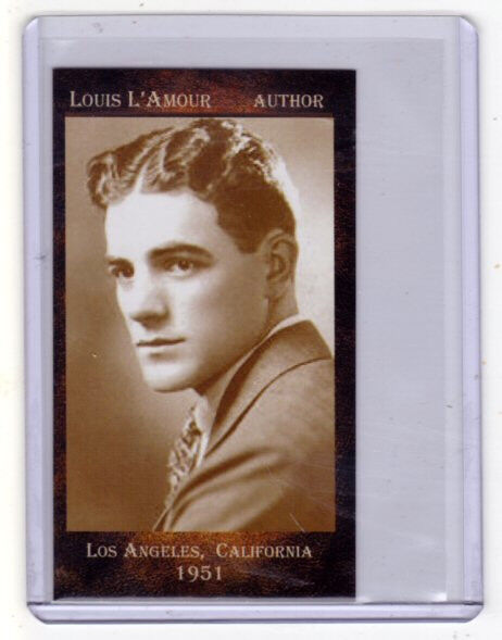 LOUIS L\'AMOUR, FAMOUS WESTERN AUTHOR, LOS ANGELES, CALIFORNIA / NM+ COND.