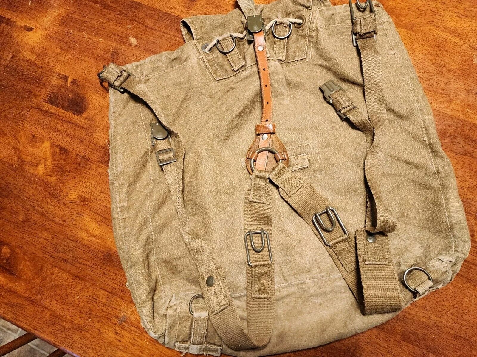 Original Czech Army Y-Strap Backpack suspenders harness shoulder