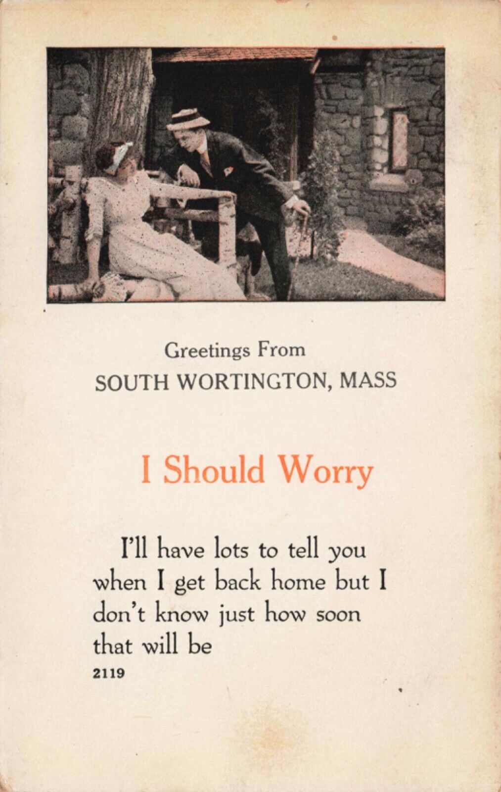 Greetings From South Worthington, MA \