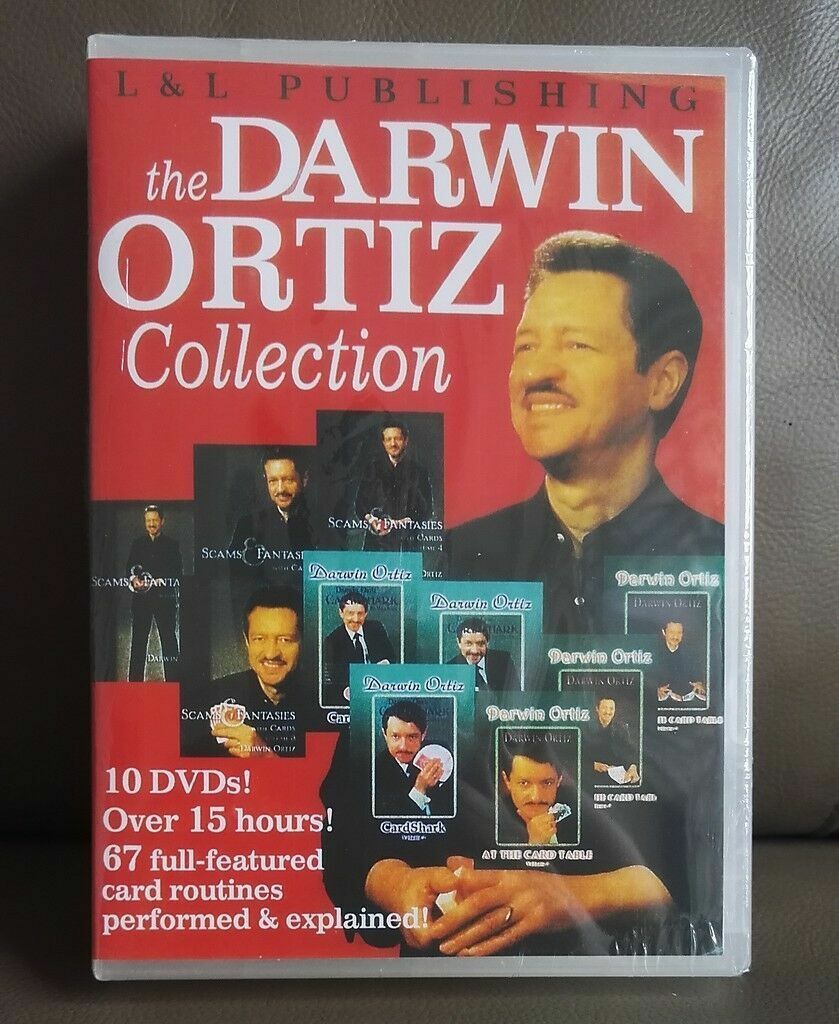Sealed 10 DVD - Darwin Ortiz Card Shark Card Table Scam & Fantasies 10 title