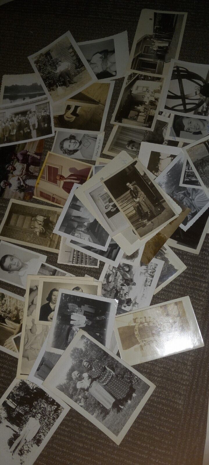 INCREDIBLE Antique Early 1900s Family Photo Album, Photo Scrapbook Loose Photos