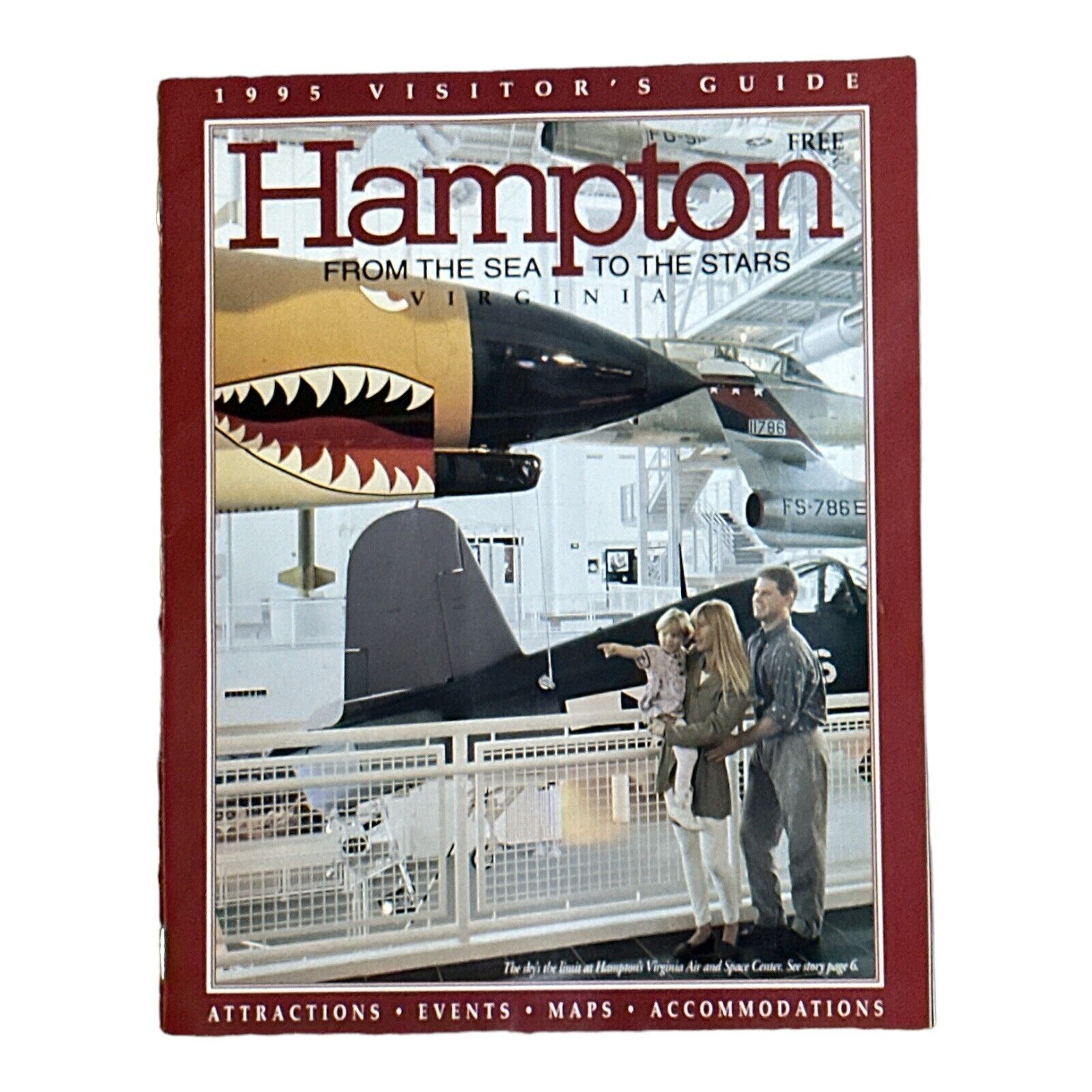 Hampton Virginia Visitors Guide 1995 Attractions Maps Events Accommodations