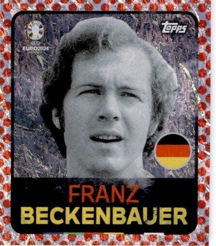 Topps EM 2024 Germany - complete set: all 100 red EURO BORDER parallel stickers