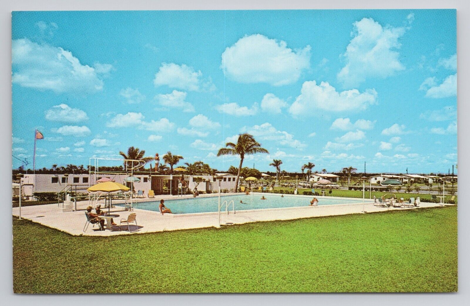 Postcard Ibec Swimming Pool And Club Margate Florida