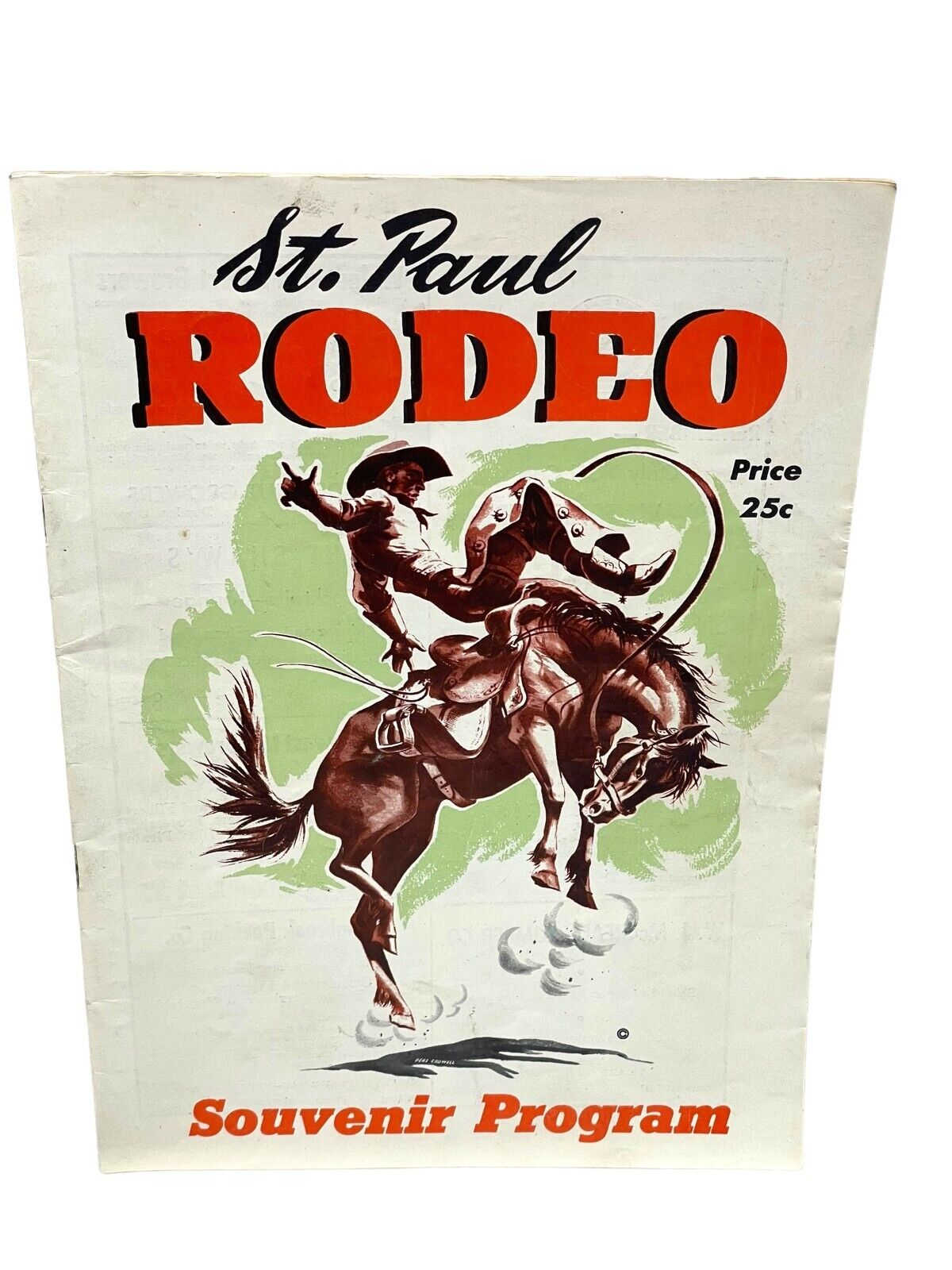 Vintage 1964 ST. PAUL OREGON Rodeo Program