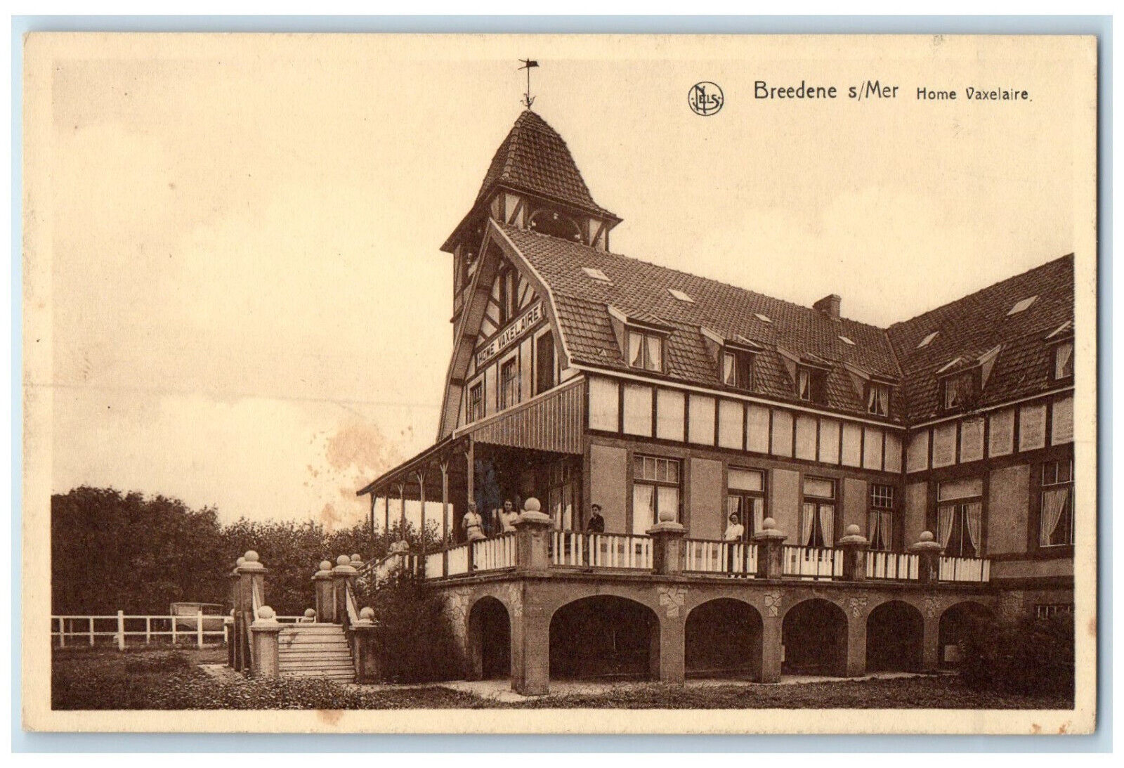 c1920\'s Breedene s/Mer Home Vaxelaire Belgium Unposted Antique Postcard