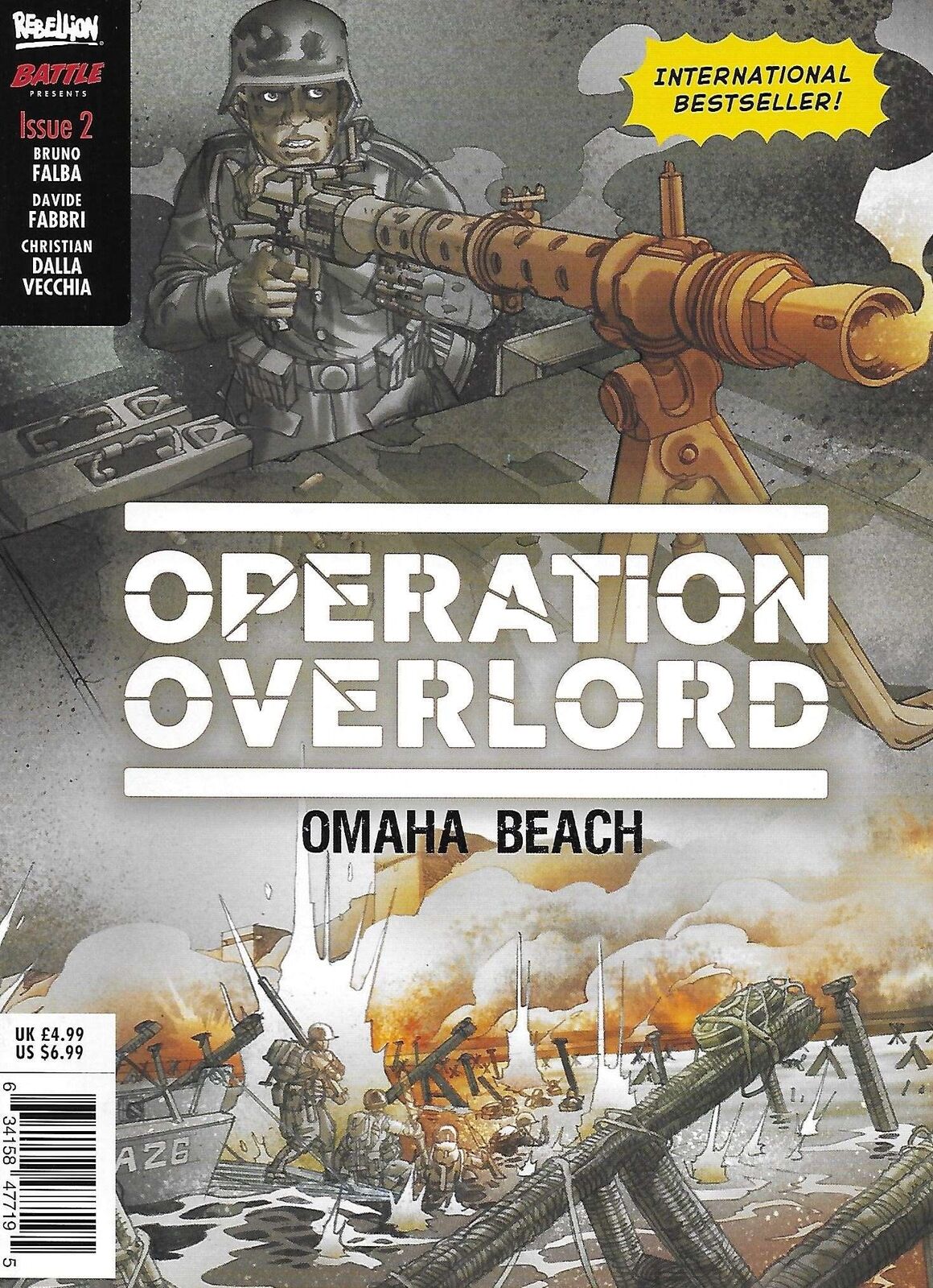 Operation Overlord #2 VF/NM; Rebellion | Battle Presents Omaha Beach - we combin