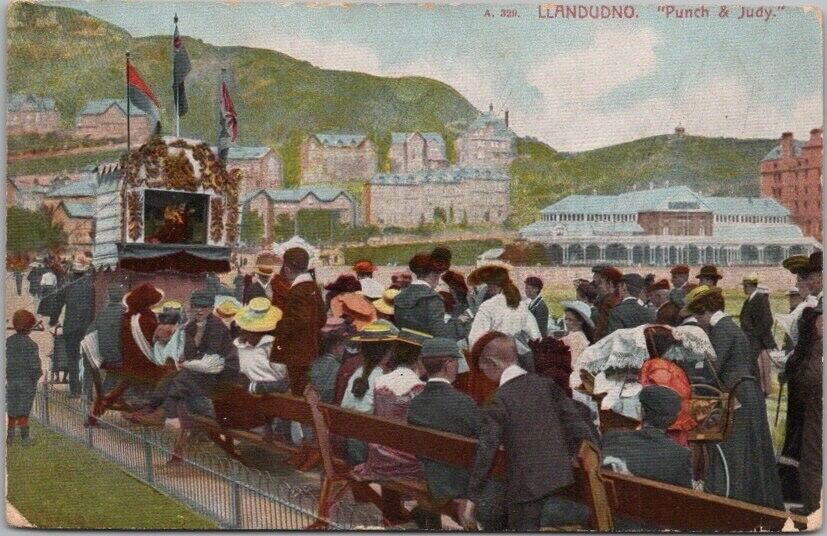 Vintage 1909 ENGLAND UK Postcard / 