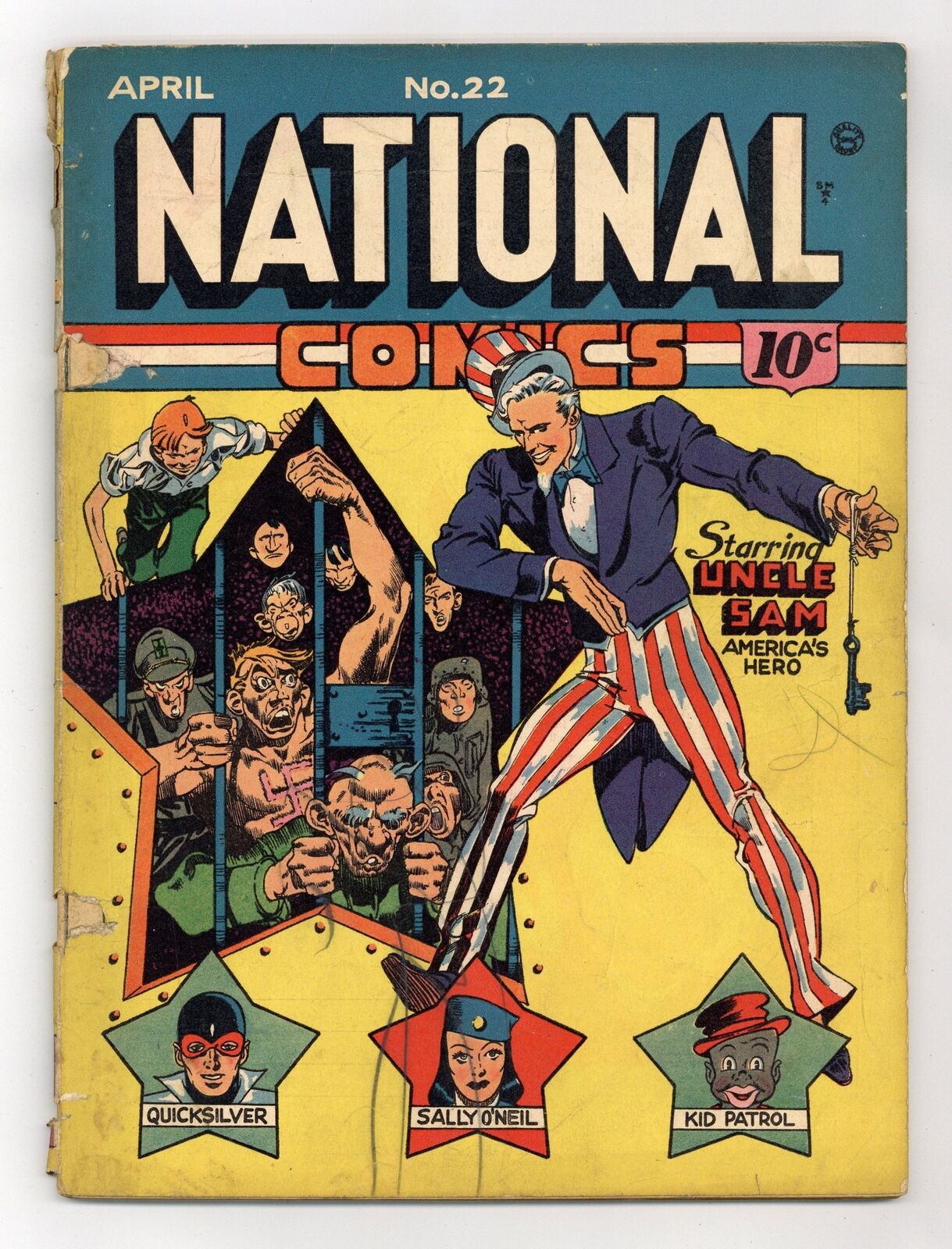 National Comics #22 GD- 1.8 1942