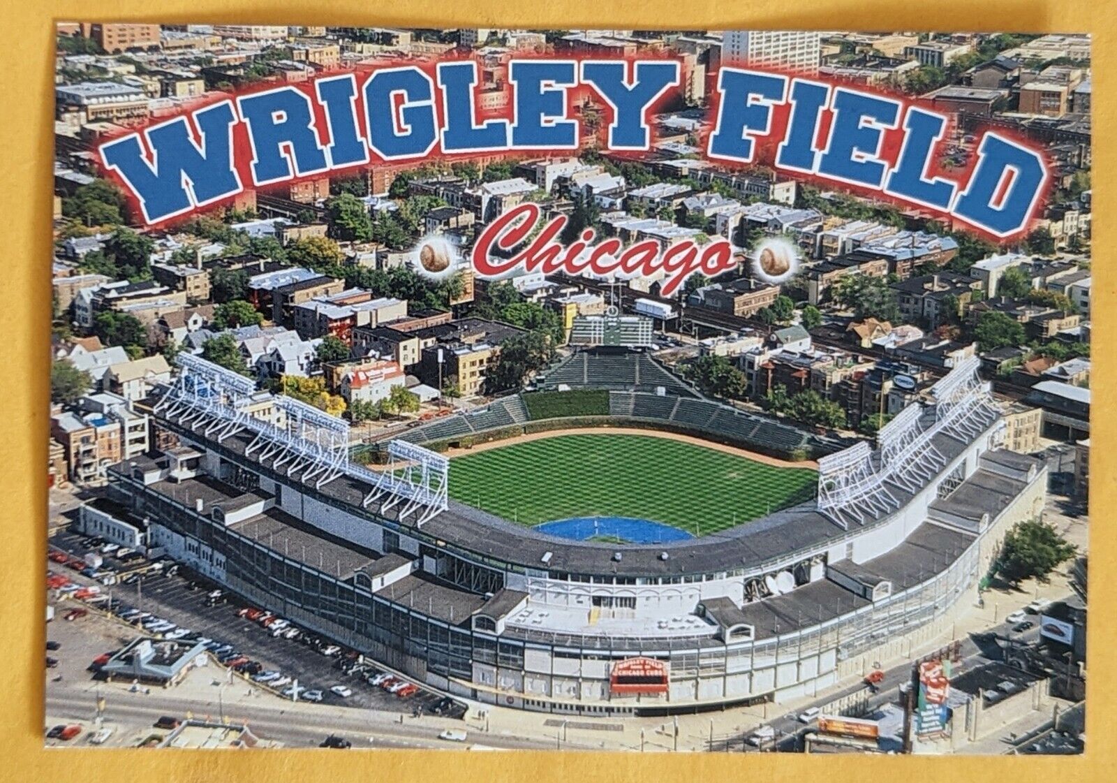 Postcard IL: Wrigley Field. Illinois 