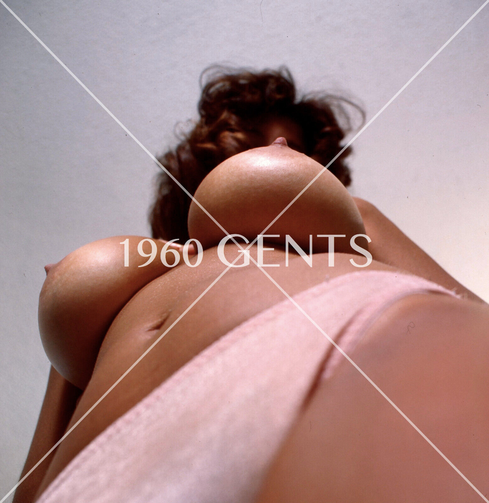 1970s Photo Print Big Breasts Brunette Kellie Stewart Art KS49