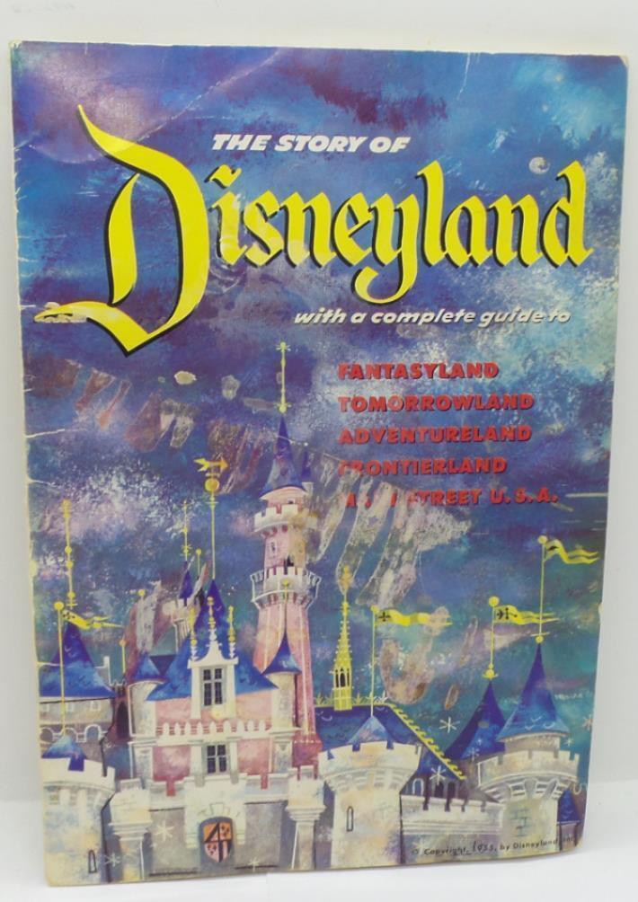 Vintage The Story of Disneyland Complete Park Guide 1955 5 Parts of The Park
