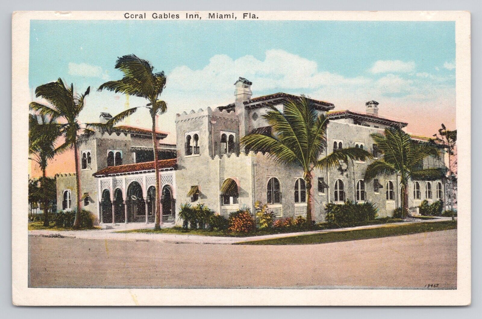 Postcard Coral Gables Inn Miami Florida