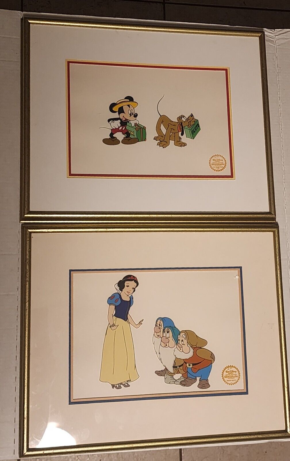 Walt Disney's Snow White and the Seven Dwarfs & MickeyLimited Edition  Serigraph