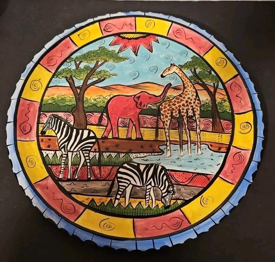 Penzo Hand Painted Zimbabwe Plate
