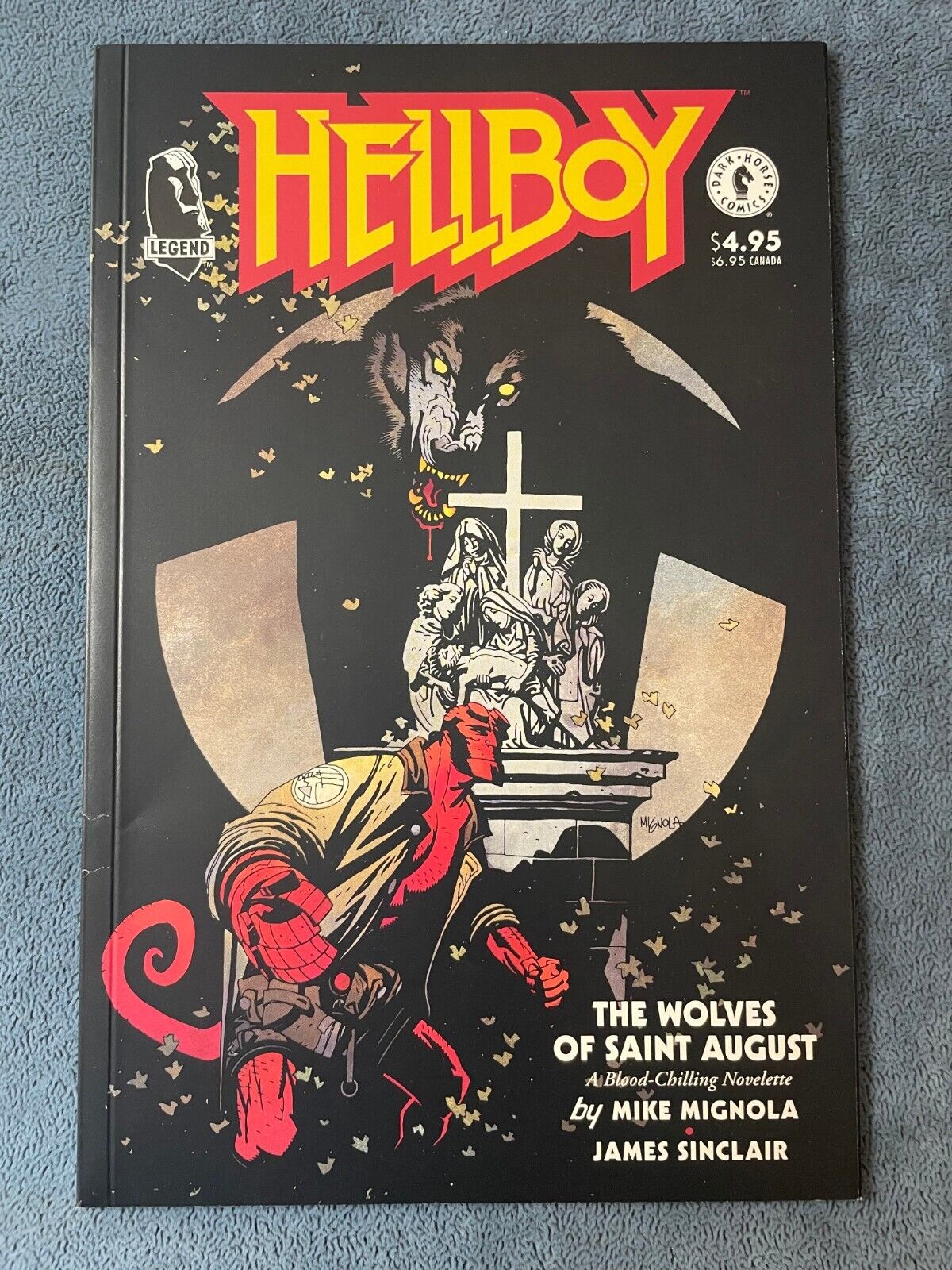 Hellboy The Wolves Of Saint August 1995 Dark Horse Comic Book Mike Mignola VF+