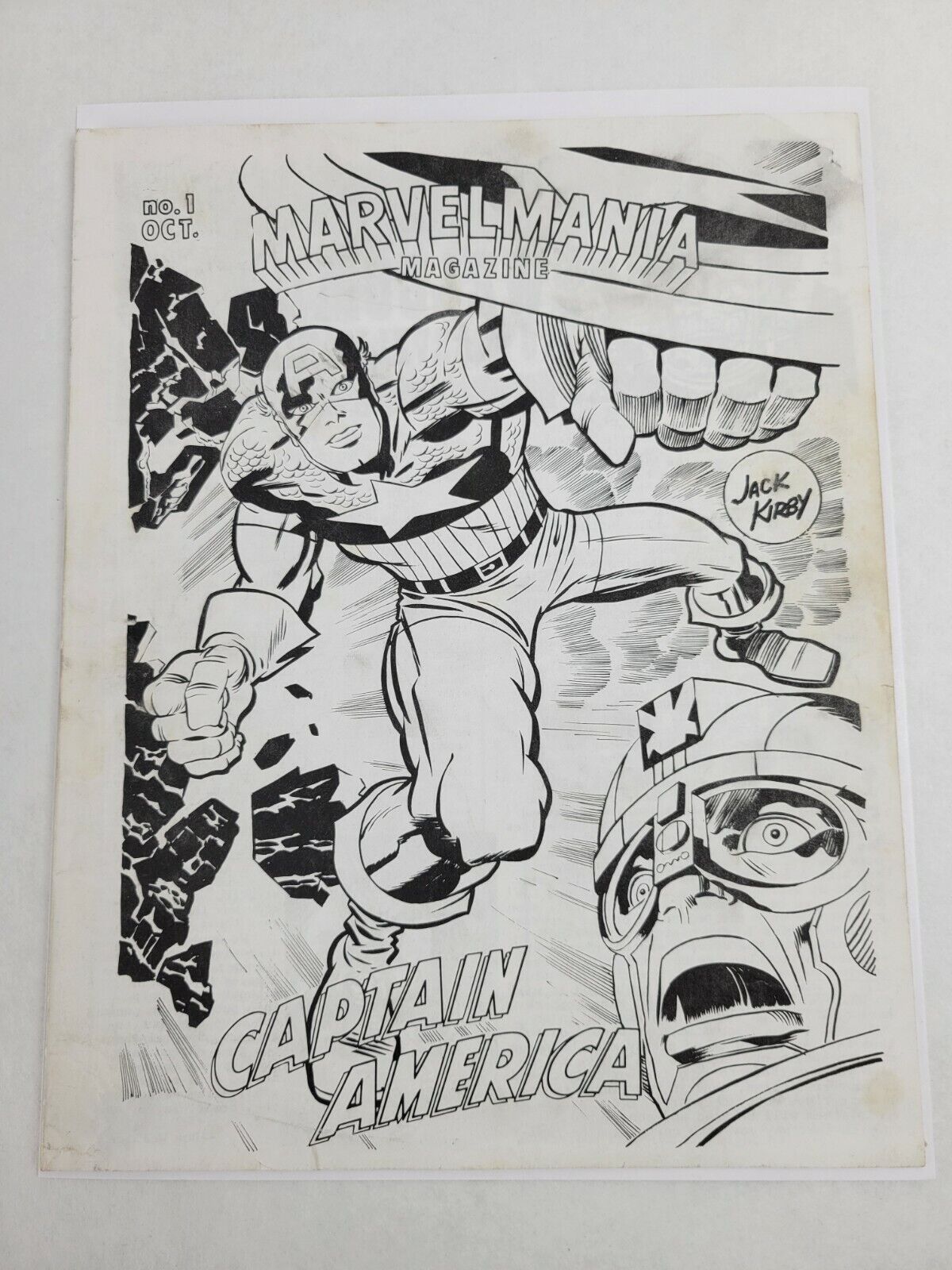 MarvelMania Magazine #1 Marvel Comics 1969 Kirby & Steranko Preview Issue