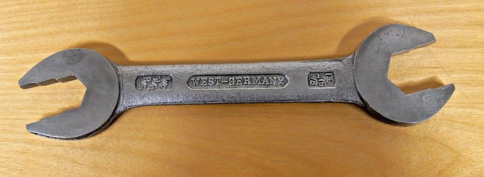 Unique Rare Vintage Ingo-Chrome Vanadium Combination Wrench Made in West Germany