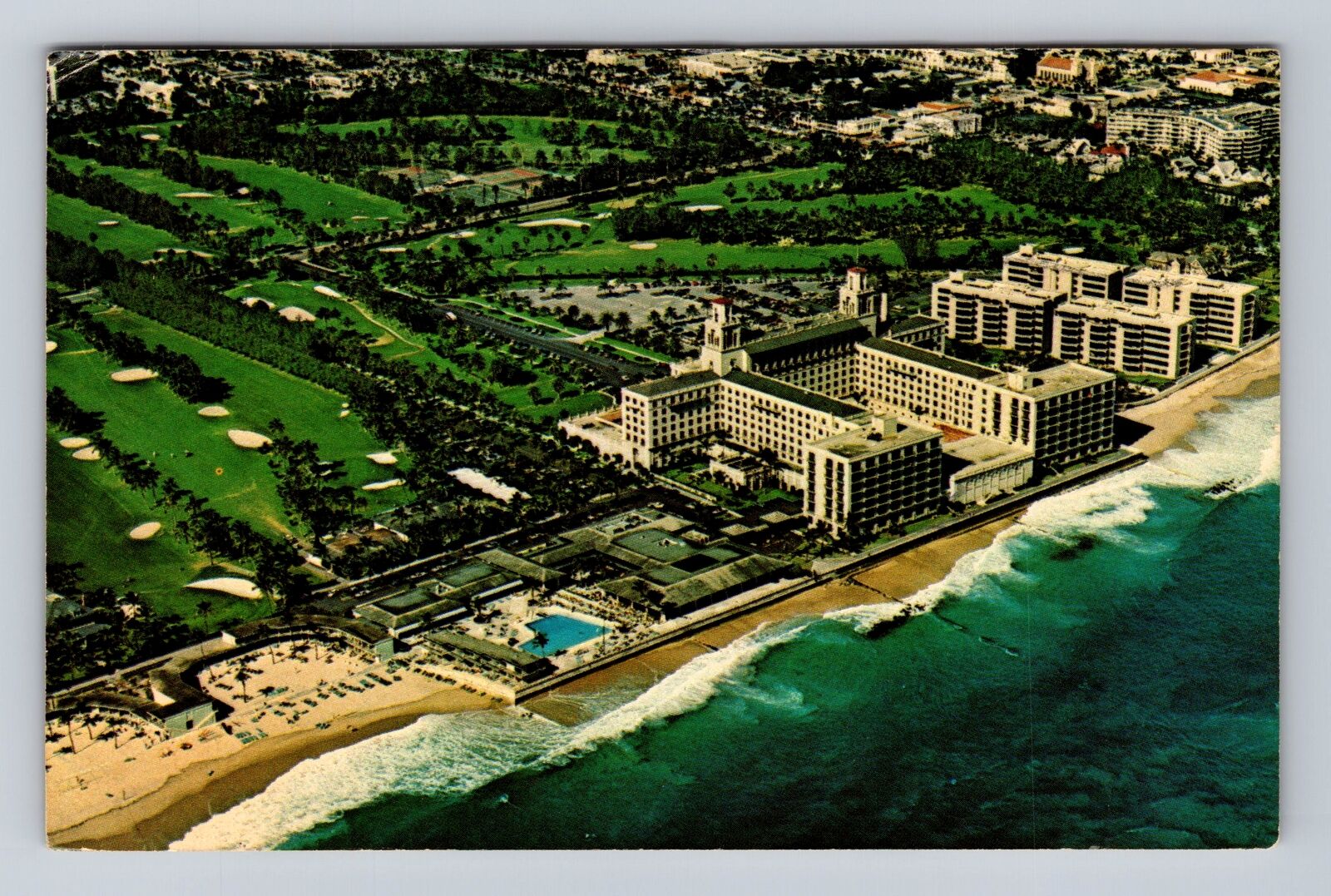 Palm Beach FL- Florida, The Breakers Hotel, Advertisement Vintage c1983 Postcard