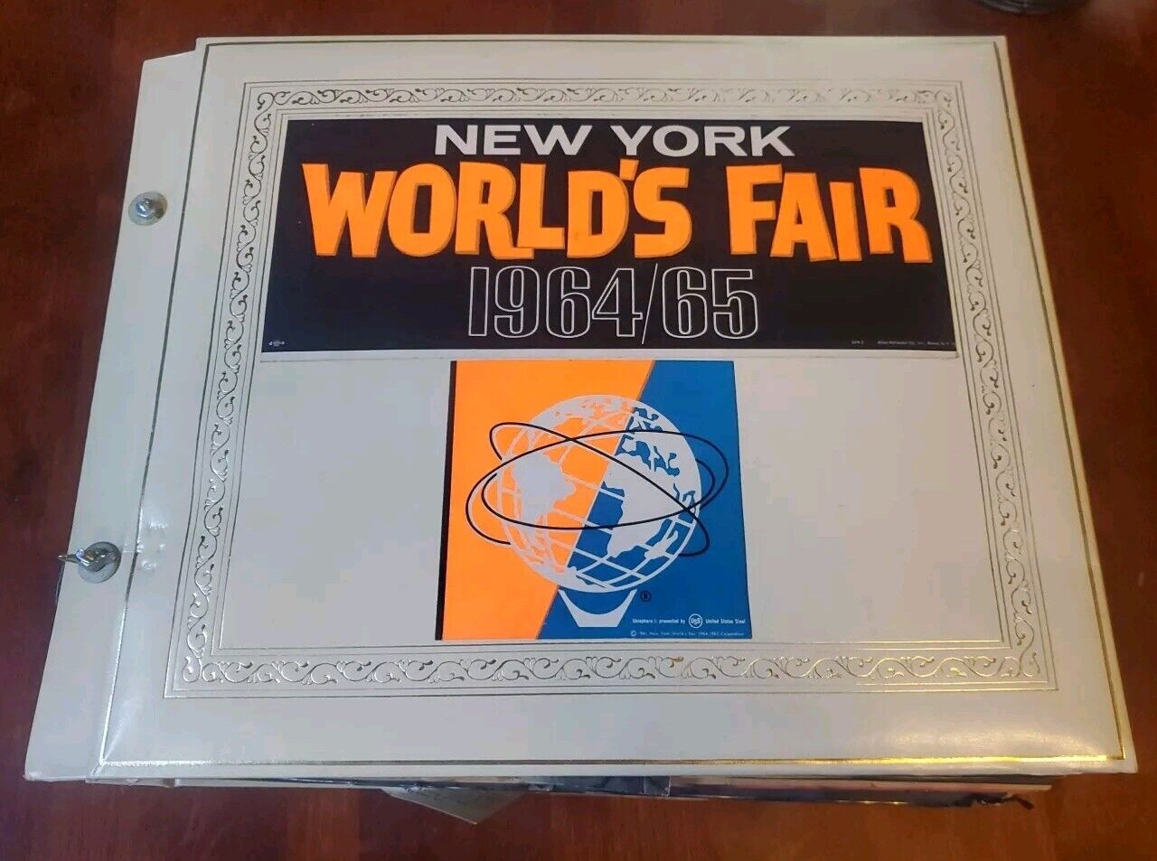 Vintage New York World's Fair 1964 Scrapbook - Rare Collectible, 15 lbs, Loaded 