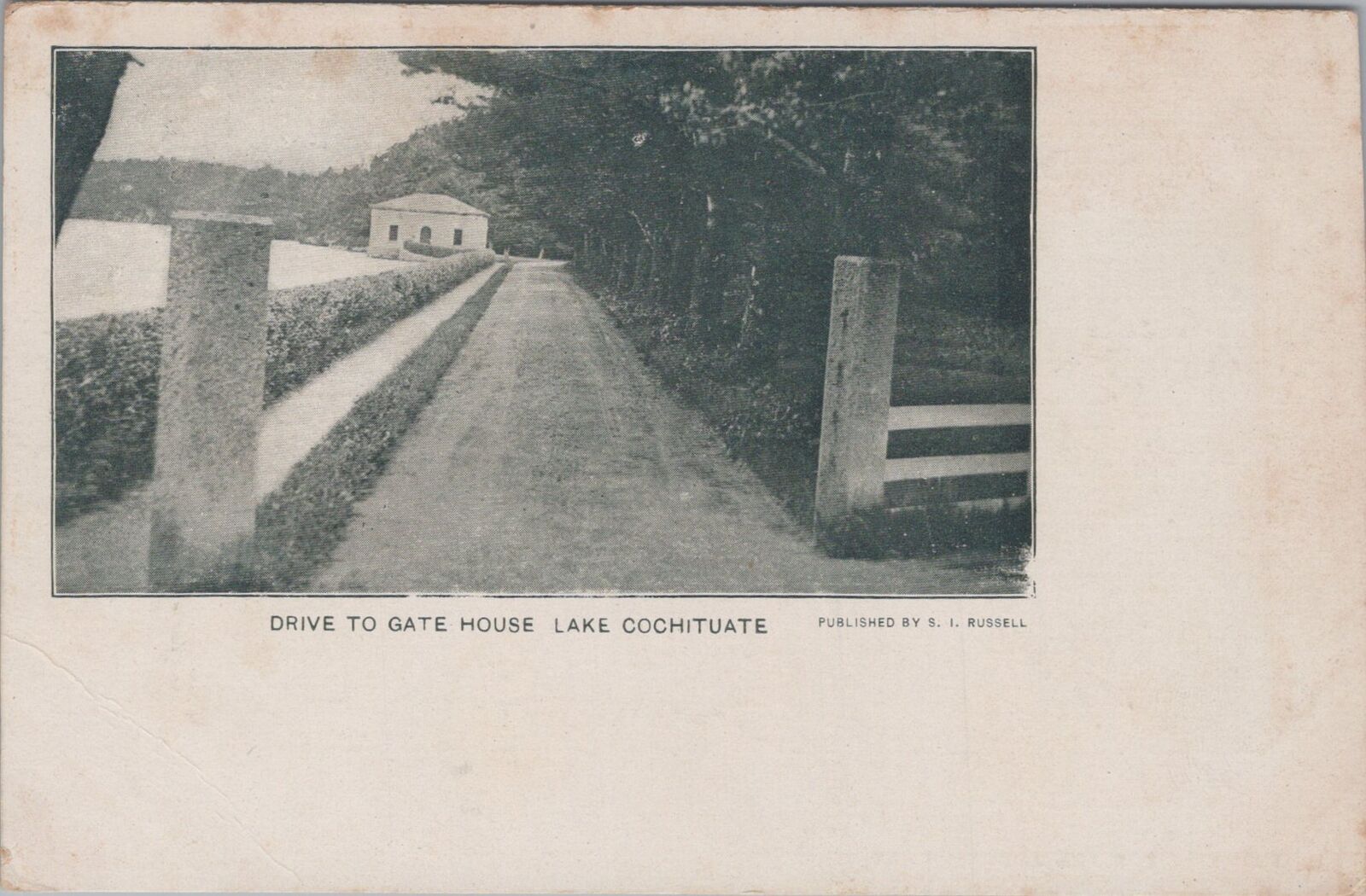 Gate House Lake Cochituate Postcard