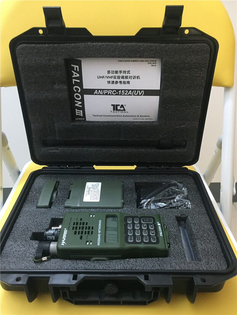 US Stock 2023 TCA AN/PRC 152A Handheld Mbiter Multiband FM Radio Walkie Talkie