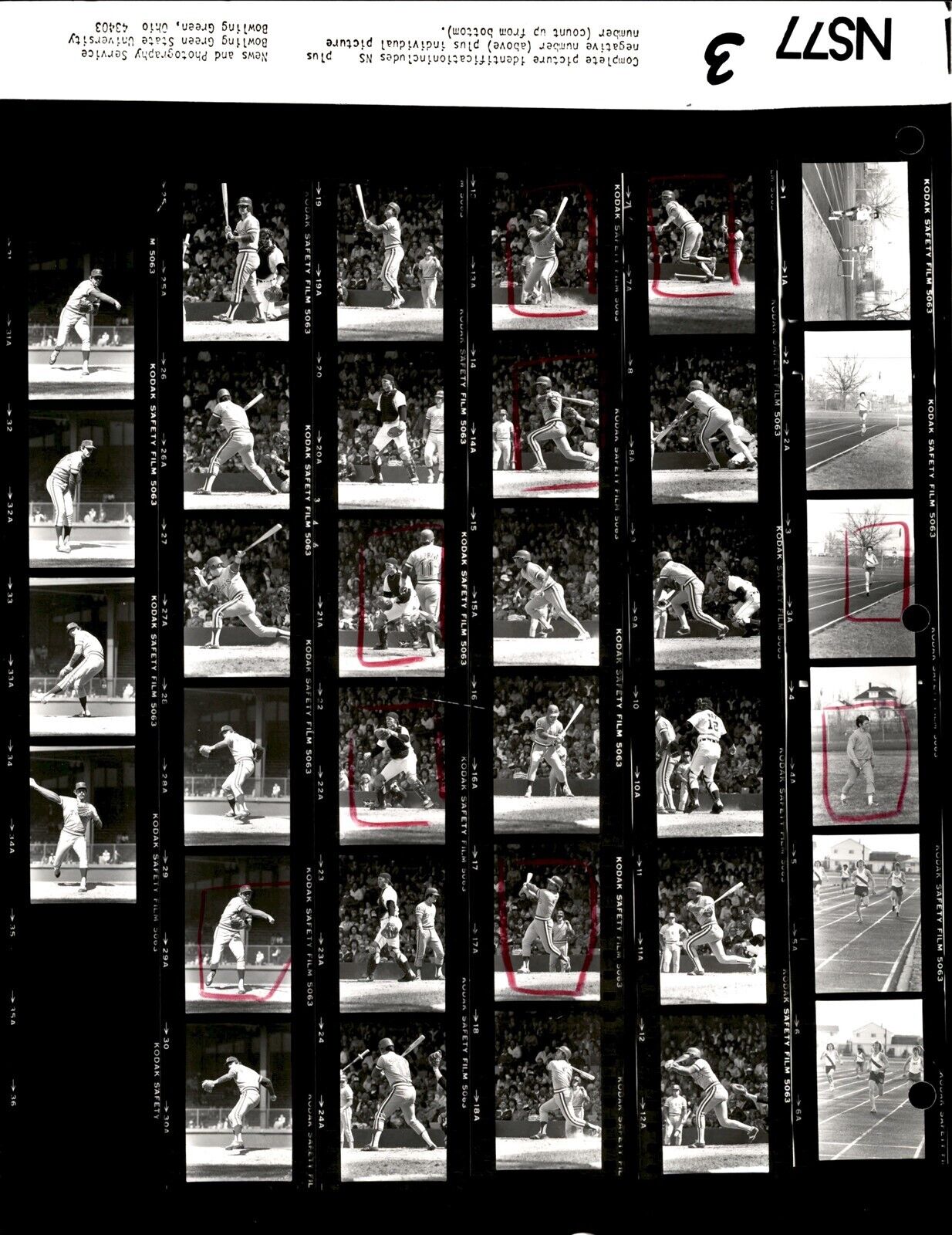 LD338 1978 Original Contact Sheet Photo BASEBALL DETROIT TIGERS vs TEXAS RANGERS