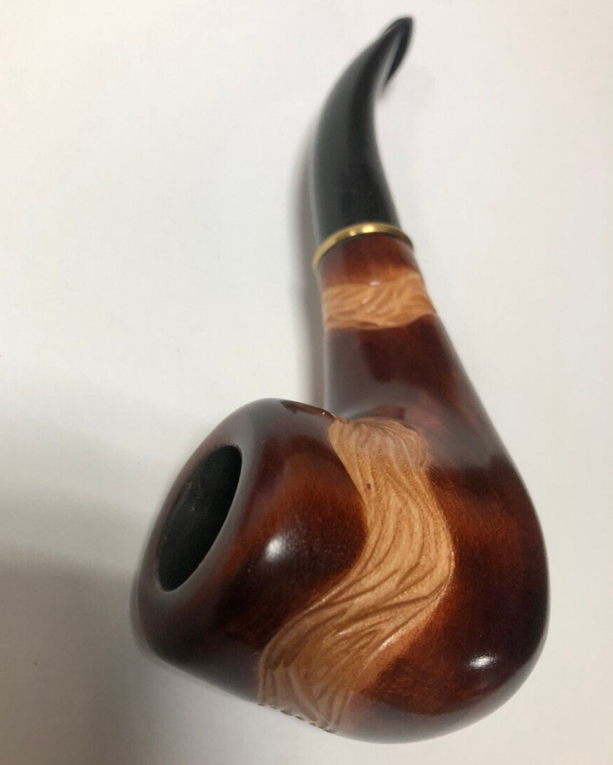 Wooden Tobacco Smoking Pipe - Hand Made from solid wood - Breeze