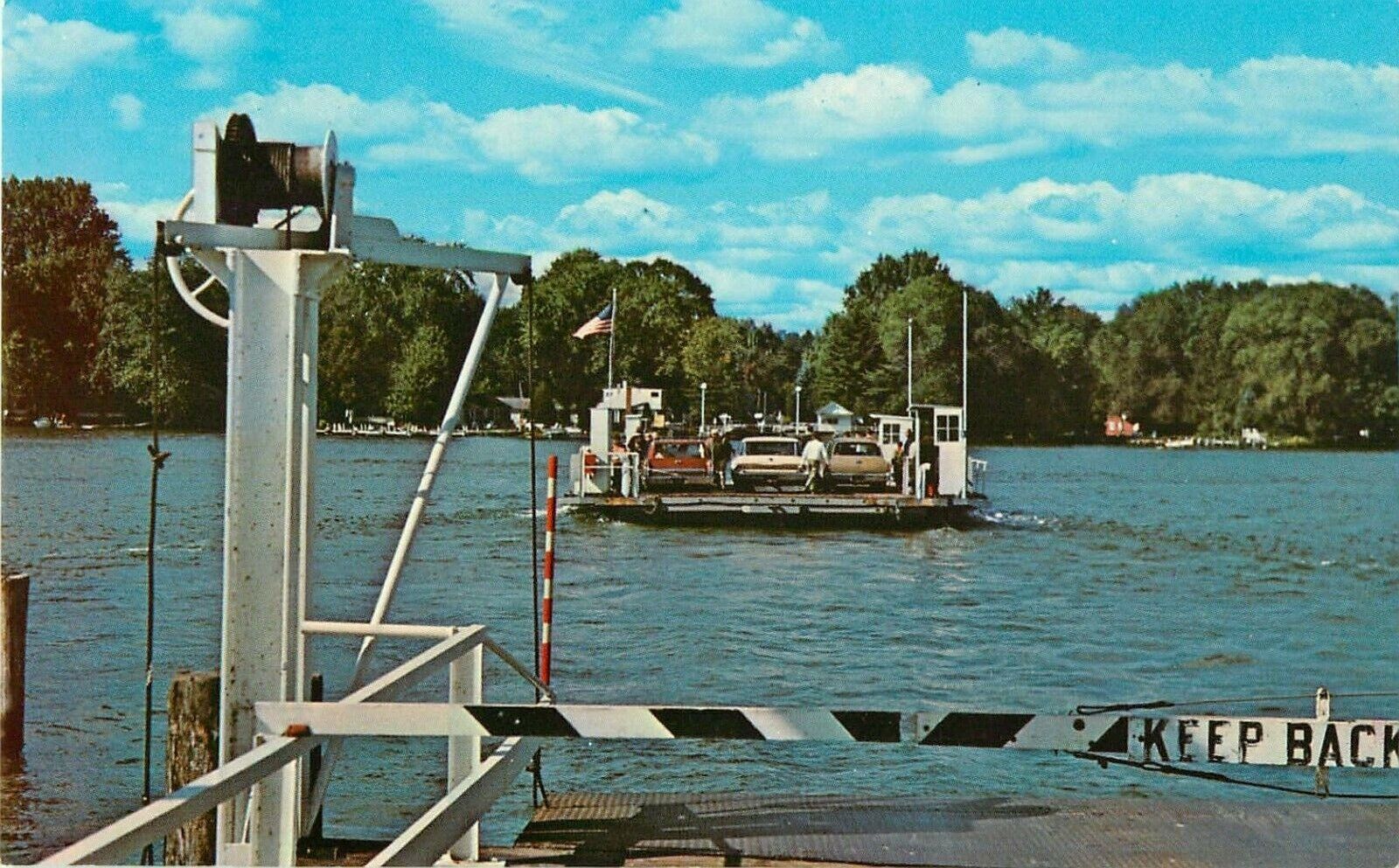 c1960 Stow Ferry, Bemis Point, New York Postcard