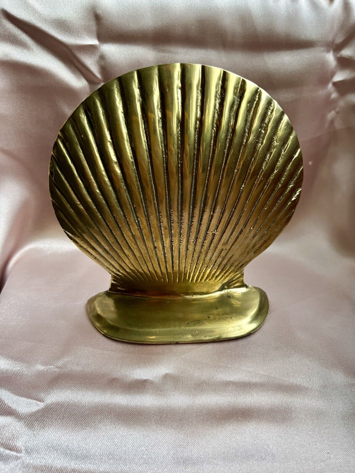 Vintage Art Deco Style Brass Seashell Bookend (1 piece)