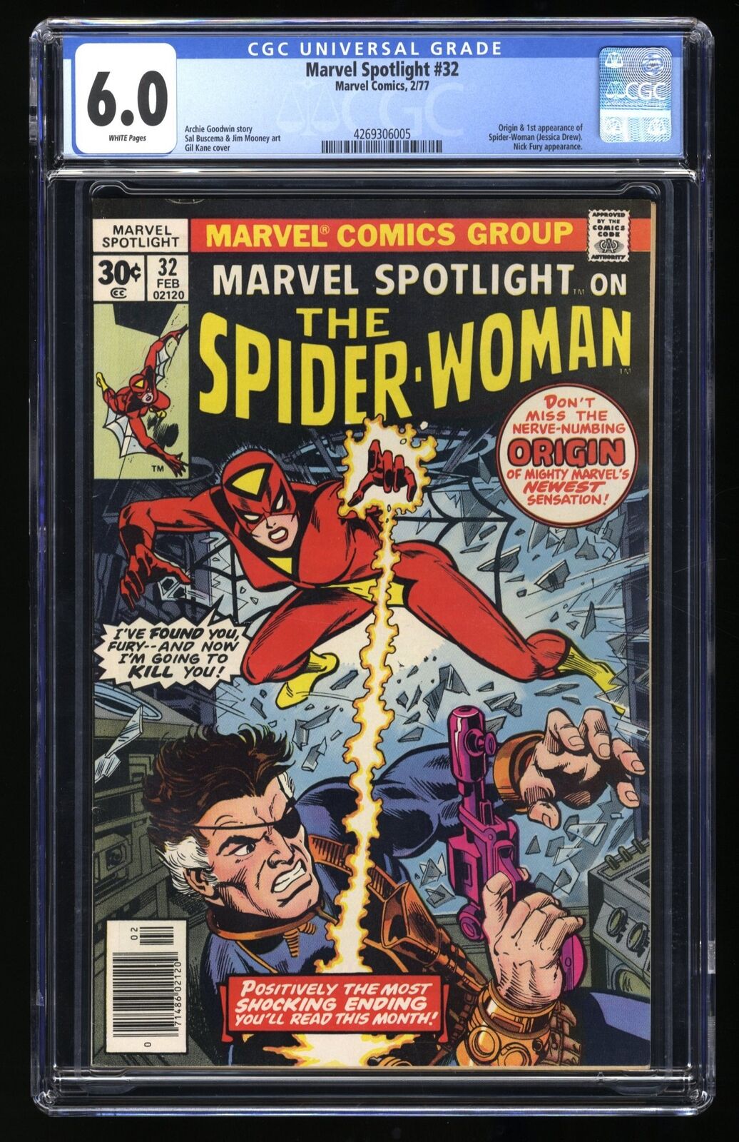 Marvel Spotlight #32 CGC FN 6.0 White Pages 1st Appearance of Spider-Woman